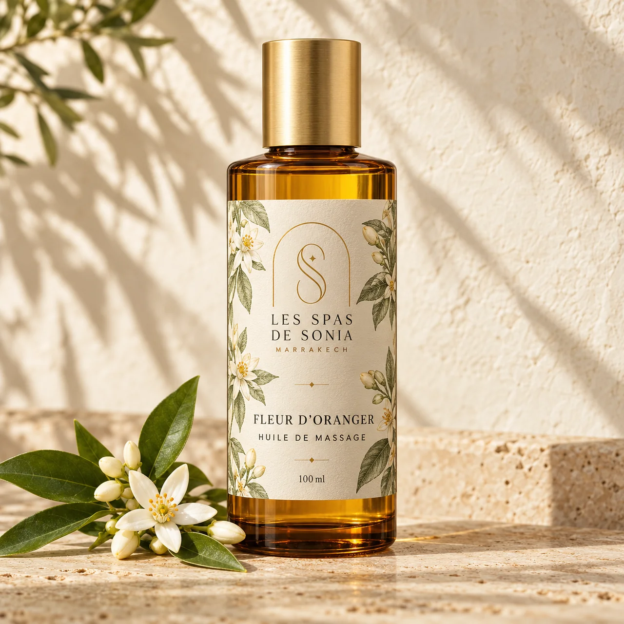 Huile de massage Fleur d’Oranger