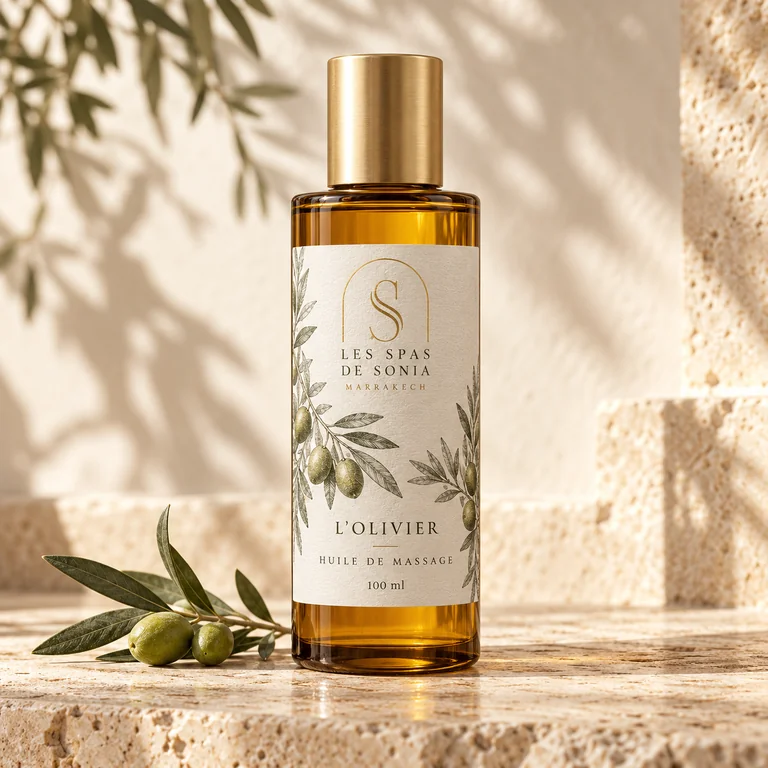 Huile de massage L’Olivier — Les Spas de Sonia